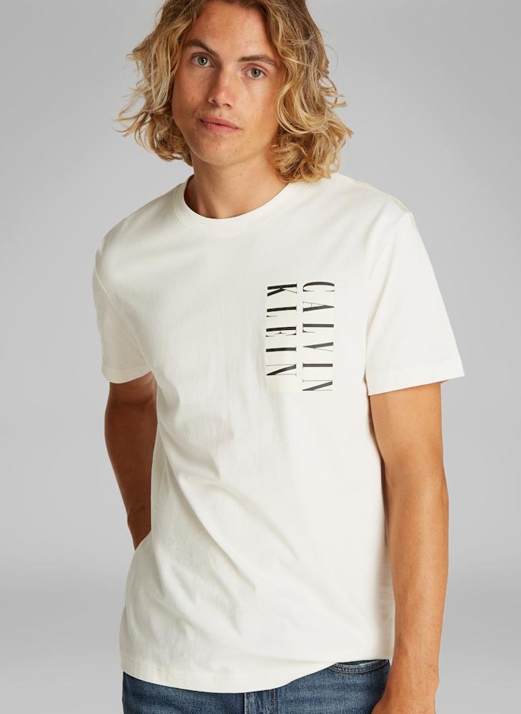 Calvin Klein Jeans Serif Box Graphic T-Shirt  - Image 3