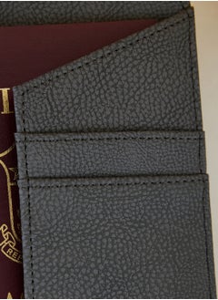 Typo Commute Off The Grid Passport Holder Welsh Slate  - Image 3