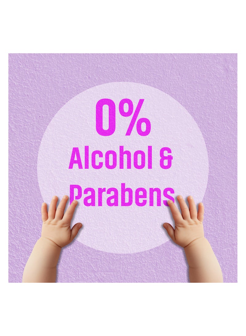 All day wipes All Day Gentle Cleansing Baby Wet Wipes Pink-72 Count With High Water Concentration, Soft and Mild Formula for Everyday Baby Care. Keeps Baby's Skin Fresh, Clean, and Moisturized. ( Pack of 12) - Image 3