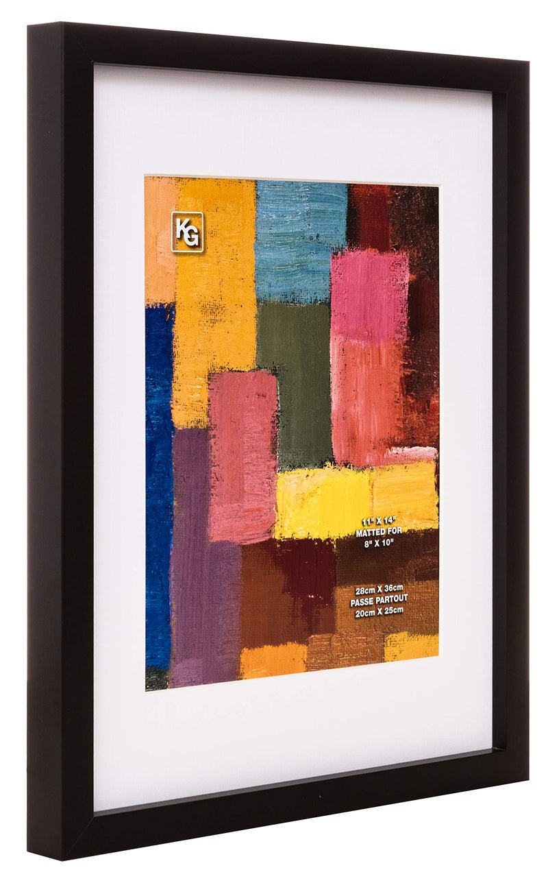 Kiera Grace Modern Collage-Frames, 11x14 Matted for 8x10, Black - Image 3