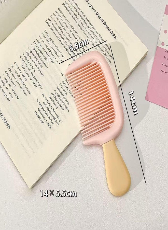 ISTORE Wide Tooth Mini Hair Comb Plastic Detangling Comb Anti Breakage BPA Free Lightweight Portable Comb for Wet Curly Straight Hair Kids Adults and Babies - Image 1