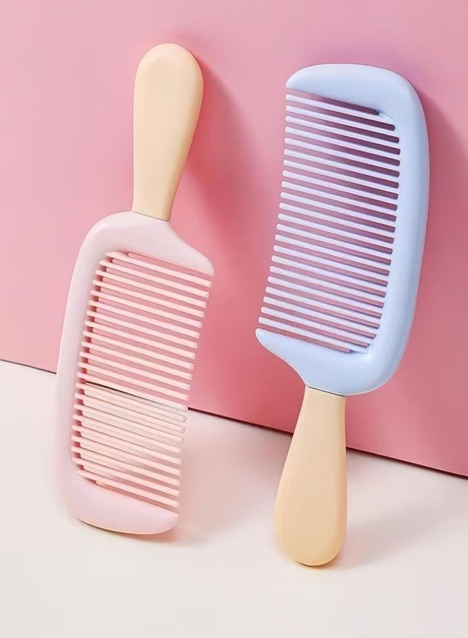ISTORE Wide Tooth Mini Hair Comb Plastic Detangling Comb Anti Breakage BPA Free Lightweight Portable Comb for Wet Curly Straight Hair Kids Adults and Babies - Image 2