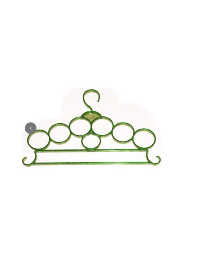 Set of 3 hangers for scarfs and ties - 8 holes - multicolor - Image 2