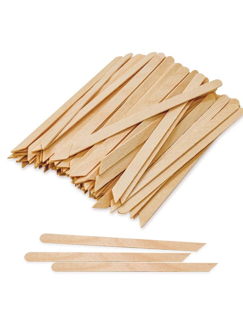 Tachibelle Tachibelle Wooden Wax Sticks - Body Eyebrow, Lip, Nose Small Waxing Applicator Sticks for Hair Removal and Smooth Skin Professional Spa - 2 in 1 (pointed and slanted) (Pack of 250)  - Image 4
