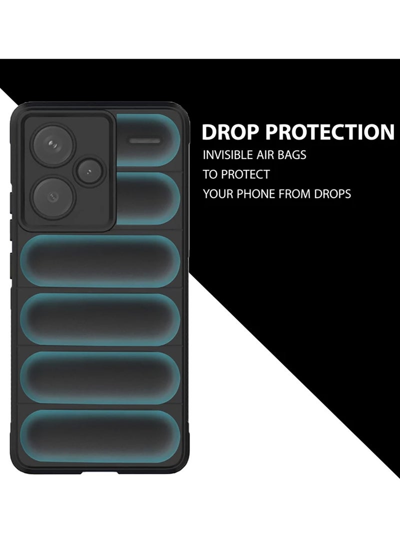 SpartanACC - SpartanACC FlexArmor for Xiaomi Note 13 Pro Plus Case with Redmi Note 13 Pro Plus BackCover ShockProof MIlitray Drop Protection Reinforced Airbag Corners for Note 13 Pro Plus Cover Dark Blue - Image 1