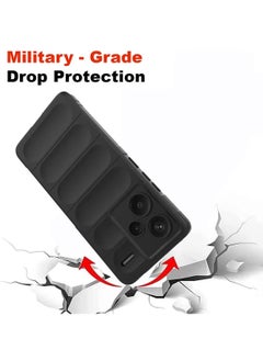SpartanACC SpartanACC FlexArmor for Xiaomi Note 13 Pro Plus Case with Redmi Note 13 Pro Plus BackCover ShockProof MIlitray Drop Protection Reinforced Airbag Corners for Note 13 Pro Plus Cover Dark Blue  - Image 3