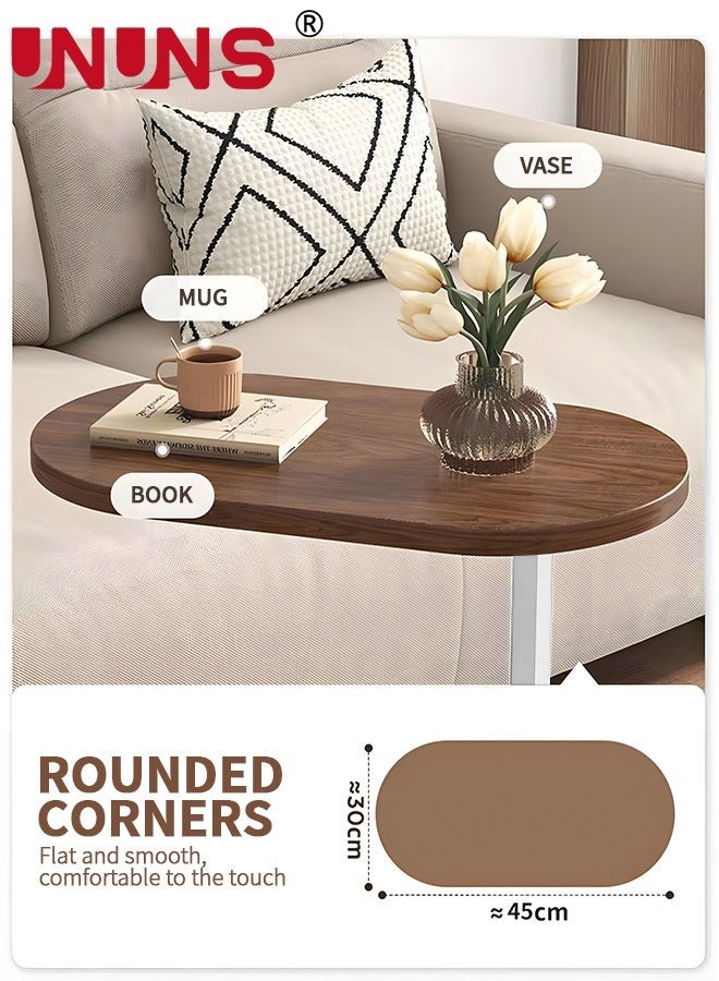 UNUNS Modern Side Coffee Table For Living room,Sofa,Corner,Bedside,Coffee Room Bedroom Indoor And Out door With Metal Frame - Image 4