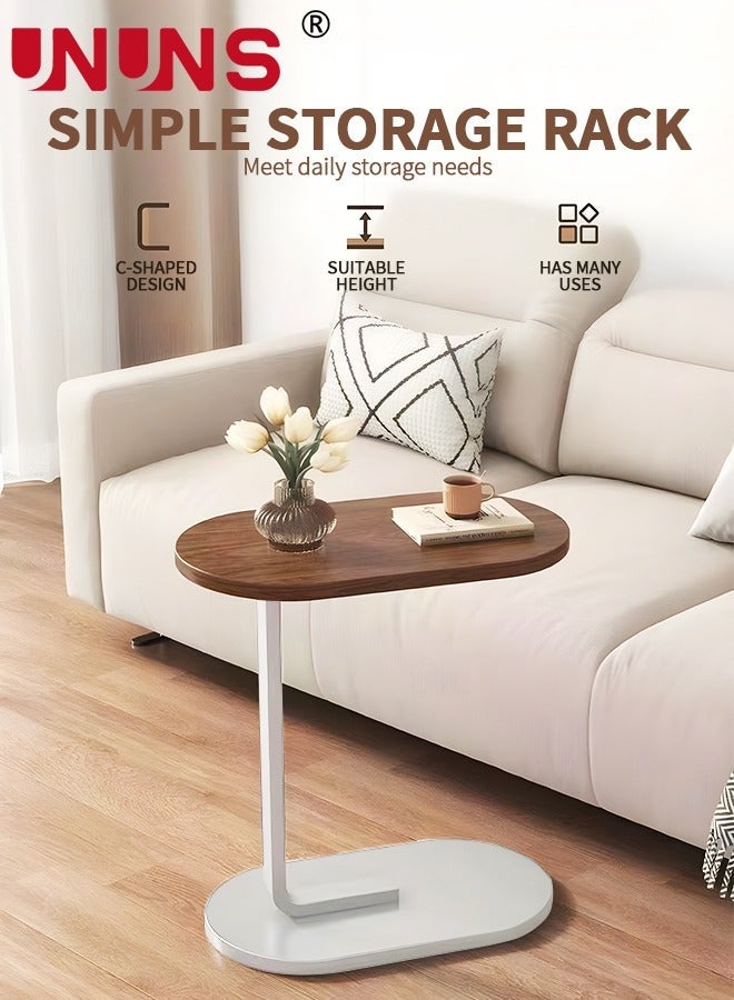 UNUNS Modern Side Coffee Table For Living room,Sofa,Corner,Bedside,Coffee Room Bedroom Indoor And Out door With Metal Frame - Image 2