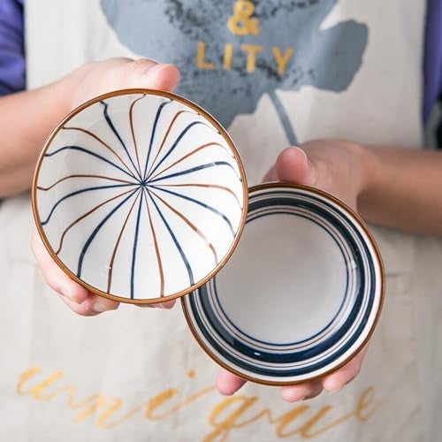 OLWICK Household Small Ceramic Bowl Set | Creative Tableware Dipping Bowls | For Soy Sauce, Vinegar, Chutney, Sushi, Ketchup, Paste Jam |Bowl-K, Random, Set Of 4, 100 ML, Multicolor - Image 4