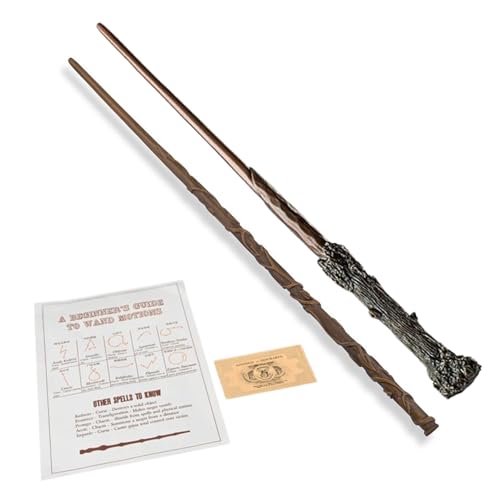 FUSKED Magical Wizard Wand with Authentic Details for Kids Unisex Party Costume Christmas Cosplay Accessory, Magical Costume Theme Party (HP and Hermione) - Image 1