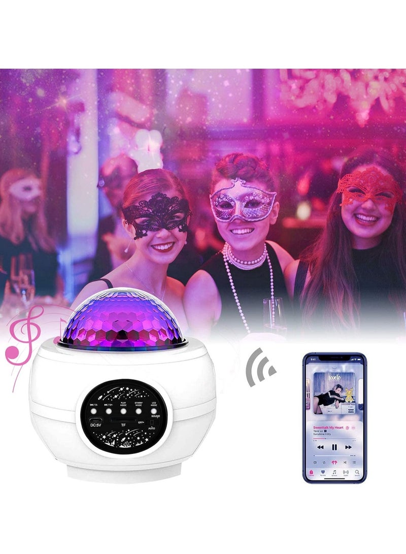 general 3 in 1 Star Galaxy Projector Moving Ocean Wave Night Light for bedroom with Remoter, LED Smart Starry Space Projector with Bluetooth Music Speaker for Baby Kids/Room/Party/Gift - Image 3