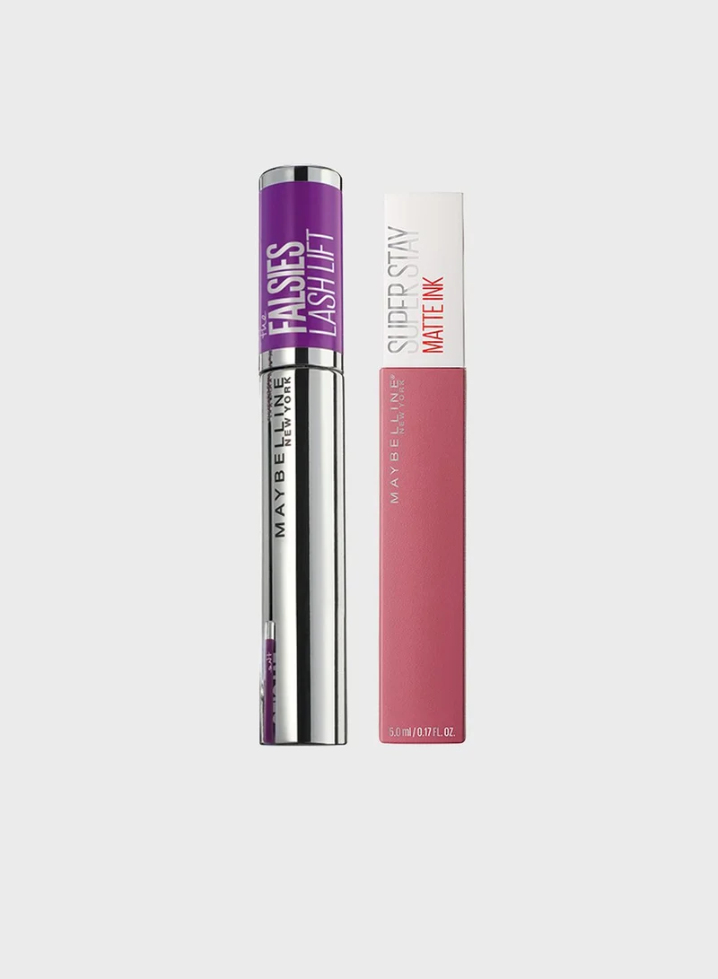 MAYBELLINE NEW YORK The Falsies Mascara + Matte Lipstick Lover, Savings 33%