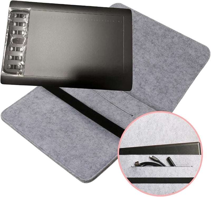 PTK470 Felt Tablet Sleeve Protective Bag For Drawing Pad Organizer - Image 3