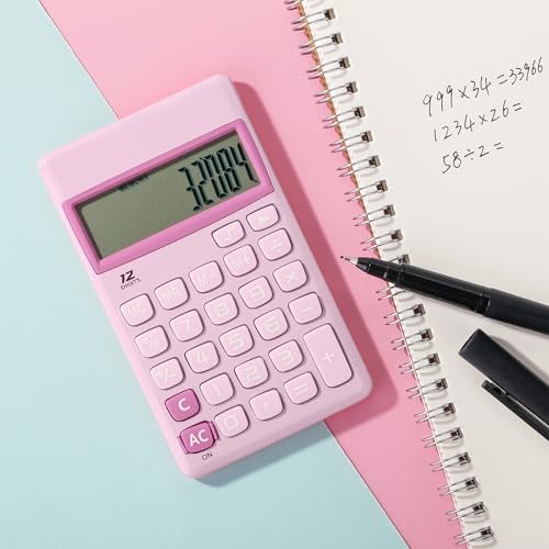 Mr. Pen- Standard Function Calculator, 12Digits, Purple, Small, Pocket Calculator, Basic Office Calculators - Image 5