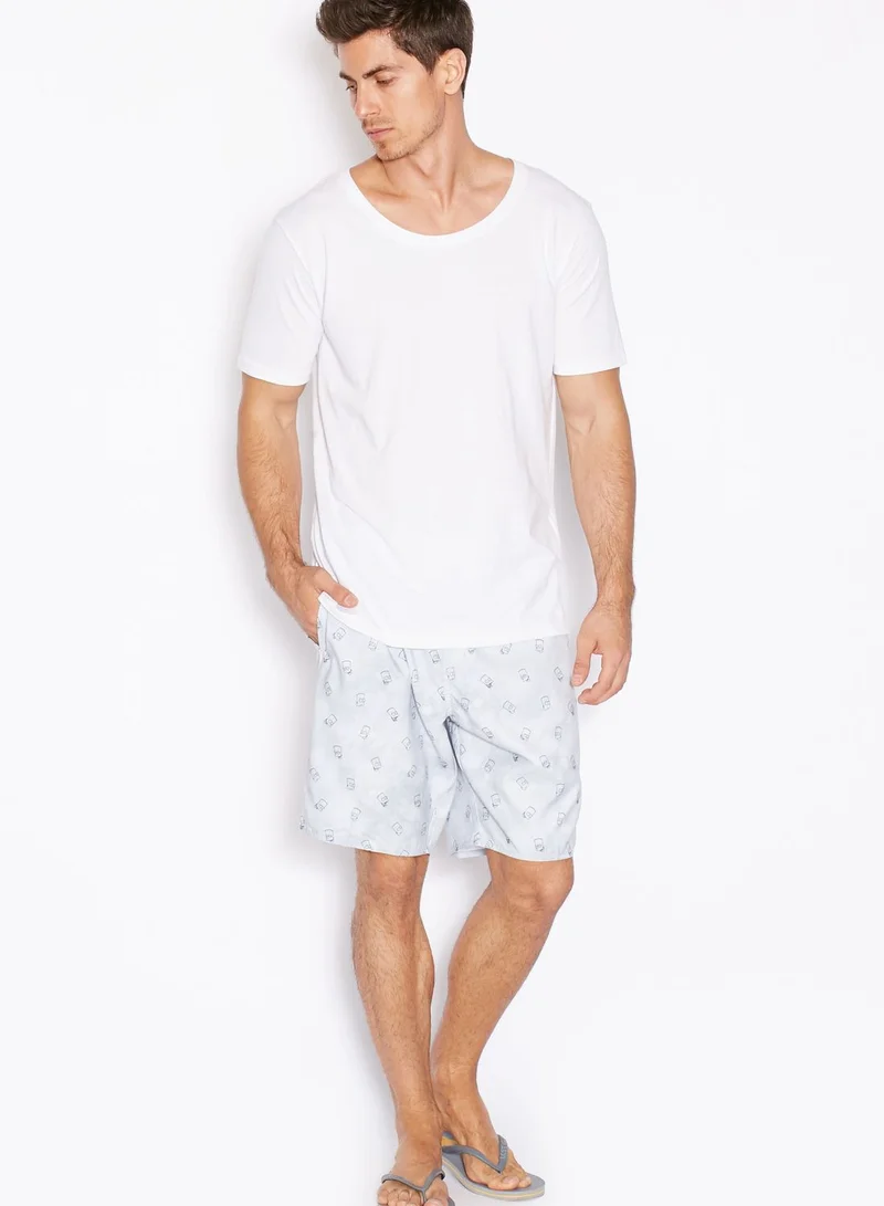 Neff Bart Head Print Swim Shorts