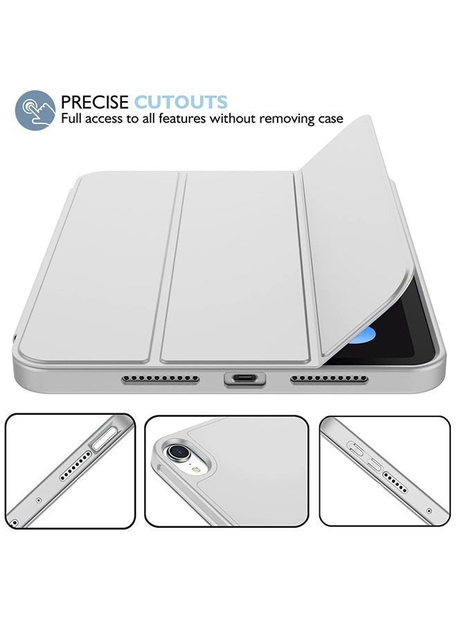SmartGrist Case For iPad Mini 6th Generation 8.3 Inch 2021 Protective Cover With Pencil Holder Smart Case With Auto Wake/Sleep (Grey) - Image 4