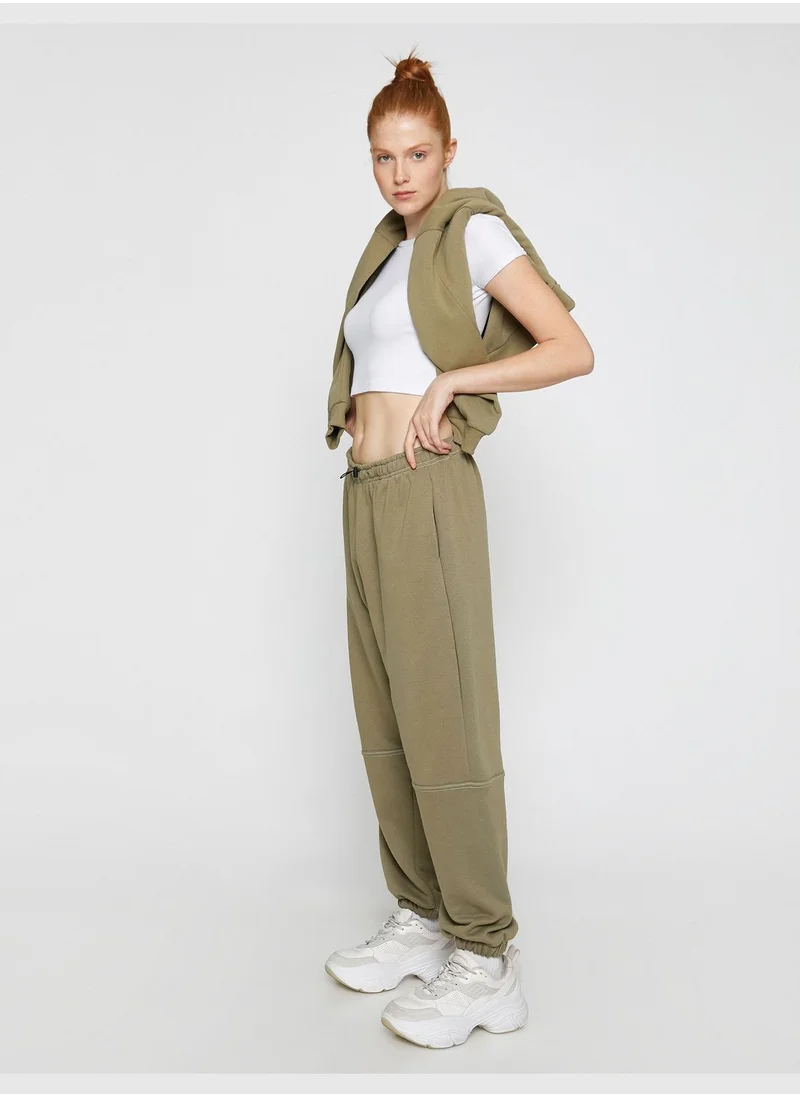 KOTON Jogger Sweatpants Pocket Detail