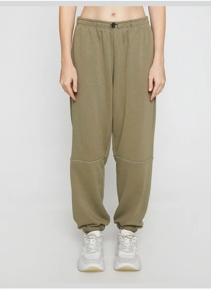KOTON Jogger Sweatpants Pocket Detail