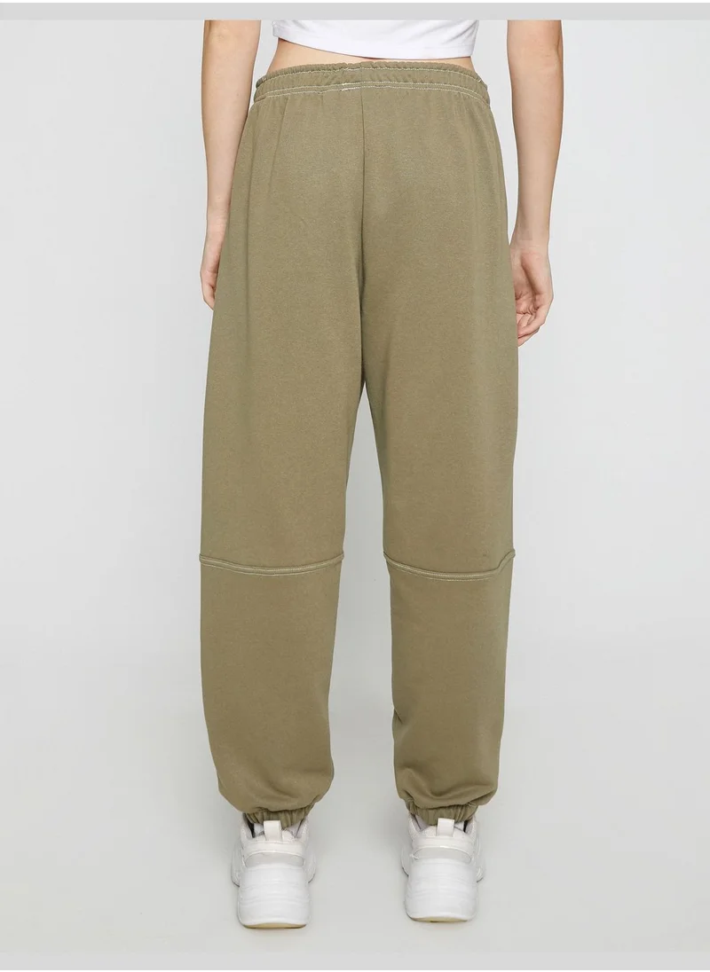 KOTON Jogger Sweatpants Pocket Detail