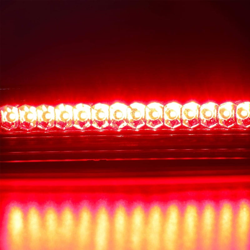 Bomusou Fit for Nissan Titan (2004-2015) for Nissan Frontier (2005-2016) LED 3rd Brake Light Rear Tail Brake Light Cargo Lamp Rear Lamp for 26590-EA800 (Chrome Housing Red Lens) - Image 4