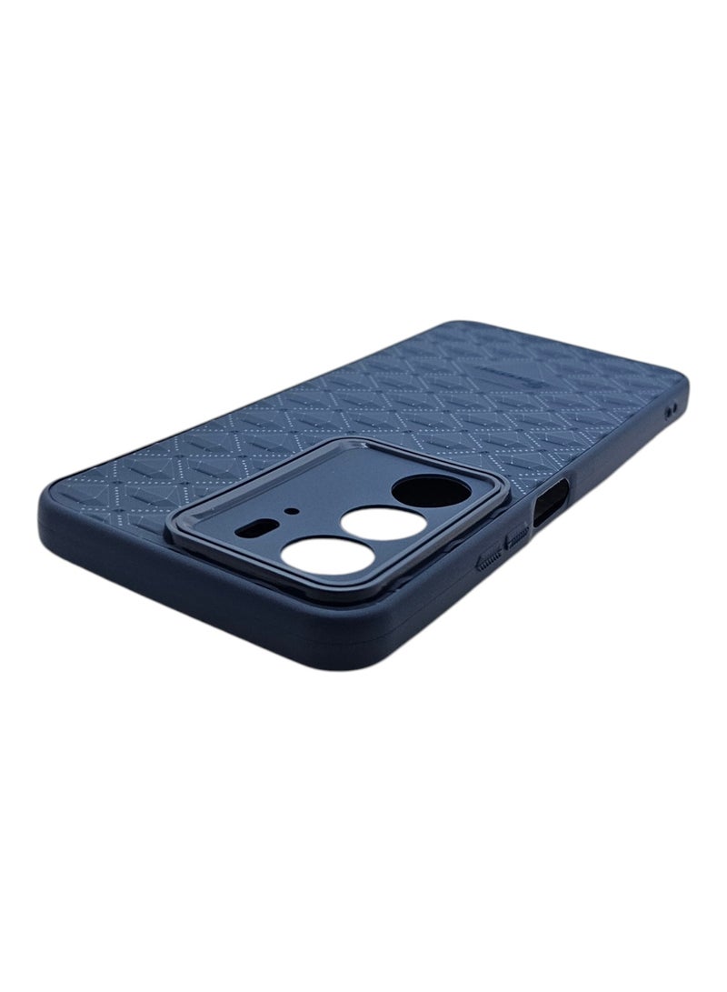 Case With a Diamond Pattern For Realme C75 -  Blue - Image 4