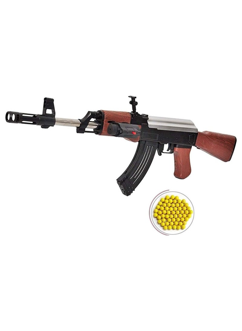 Toy Box AK123 3 in 1 Rifle Toy Gun with Gel Balls (Orbeeze) and Nerf Bullets for kids - Image 1