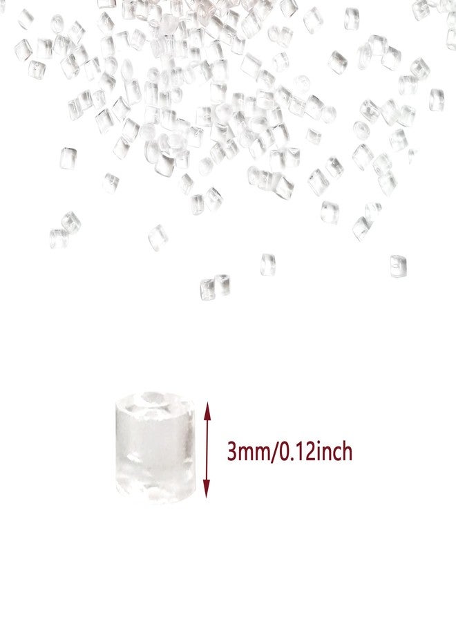 Zalaxt Fakes Ice Cubes, Tiny Fake Ice, Assorted Acrylic Ice Rocks 3 mm 0.98 Pound Clear, Plastic Ice Cubes Miniatures Dollhouse Accessories 440g - Image 4