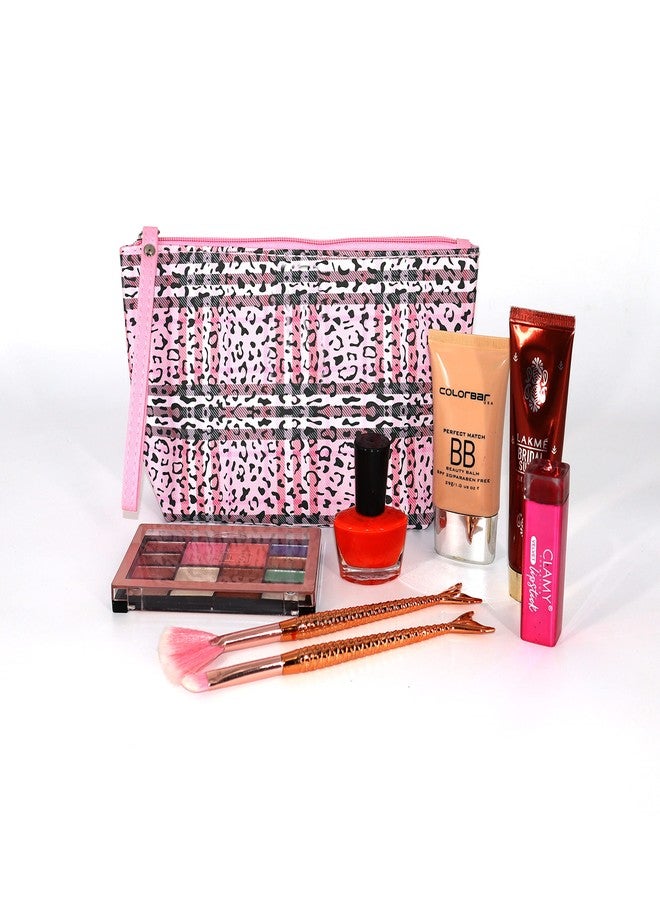 Ayaha PU Makeup Pouches for Stylish Women, Makeup Bag Accessories, Travel Cosmetic Bags, Make Up Pouch Girls - Image 2
