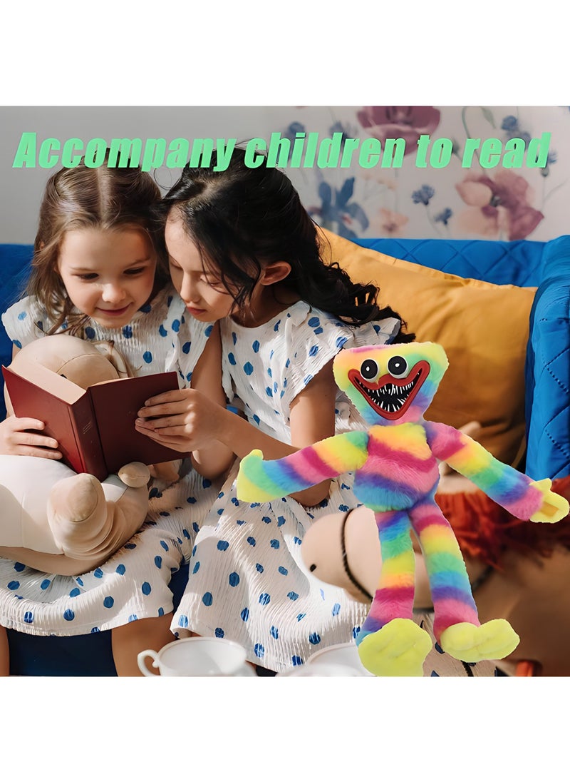 MAGIC VAULT 2Pcs Poppy Playtime Huggy Wuggy Plush Toys, Blue Scary and Funny Plush Doll, Suitable for Birthday Present and Friends Beautifully Plush Doll Gifts 15.7 in  - Image 4