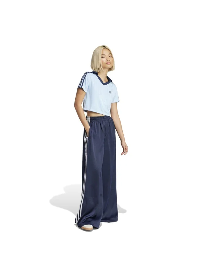 Adidas V-NECK POLO Blue Originals Women POLO SHIRTS