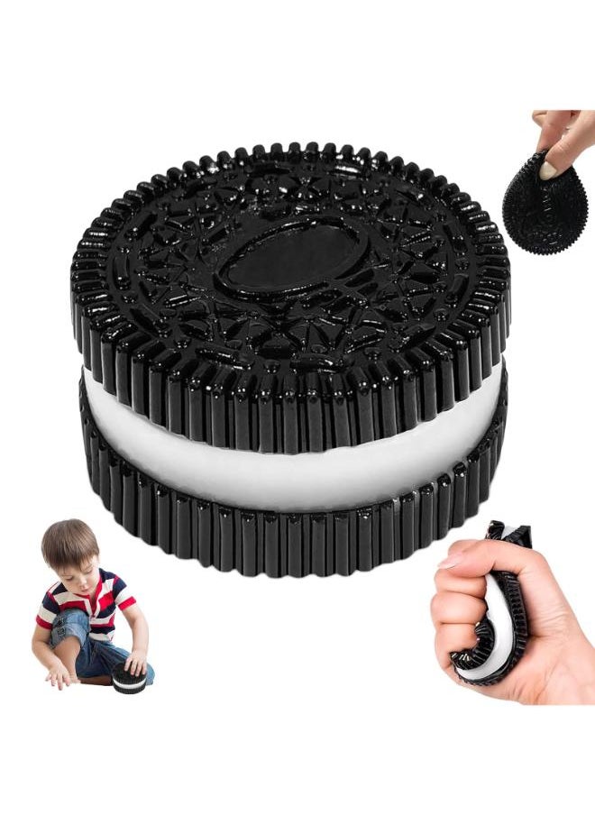 Generic DTXYBC Cookie Decompression Toy, Fufu Squishy, Fidget Toy, Cookie Simulation, Stress Relief, Anxiety, Desk Accessory, Unisex, Black, Food Theme, Ages All 