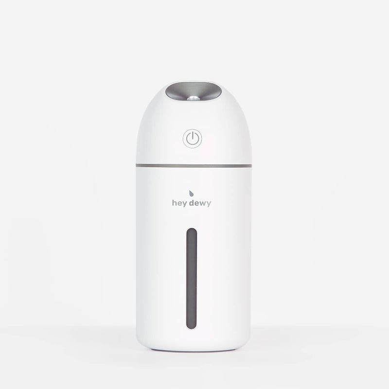 Hey Dewy Wireless Rechargeable SelfCare SkinNourishing Hydrating Portable Cool Mist Humidifier Pearl
