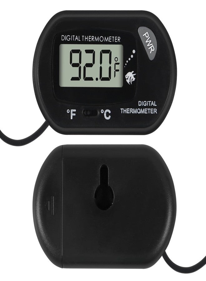DORHEA 20Pcs Aquarium Thermometer Fish Tank Thermometer Reptile Fahrenheit Terrarium Water Temperature Indicator Test Digital with LCD Display Fahrenheit/Celsius - Image 2