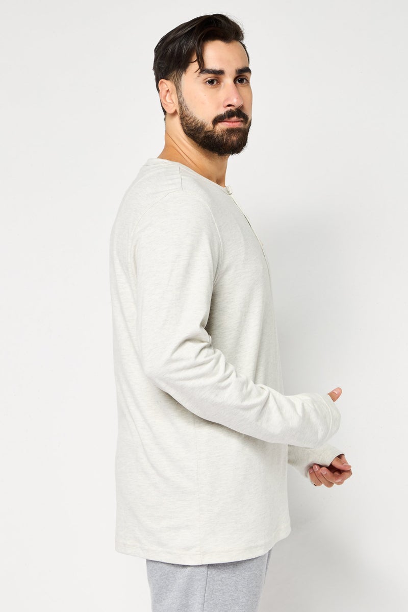 PUMA قميص خارجي للرجال بقصة ضيقة بأكمام طويلة، رمادي - Image 3