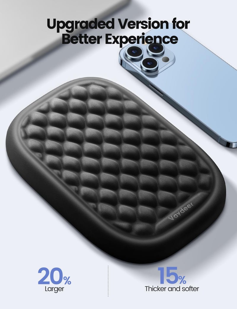 Vaydeer ã€Upgraded Larger and Thickerã€‘Vaydeer Elbow Rest Pad 1pc, Desk Wrist Rest Memory Foam Armrest, Ergonomic Mouse Cushion Support, Wrist Pain Relief for Computer Laptop Working Typing Gaming Office Gadget - Image 3