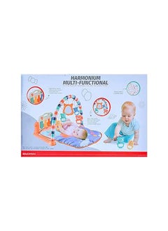 Baby Harmonium Multi Funcional Soft Mat With Cute And Interestng Design Apeals To Baby With Speaker 668-37 - Multi Color