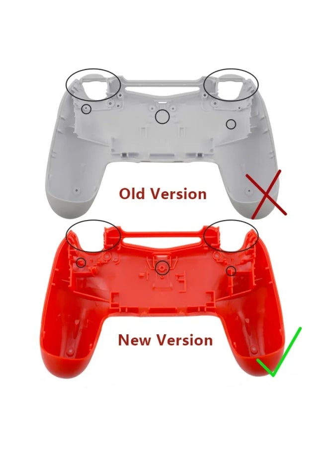 Generic - Full Set Replacement Faceplate Button Accessories For Ps4 Slim Jdm-040 Controller-Product Color:Blue - Image 1