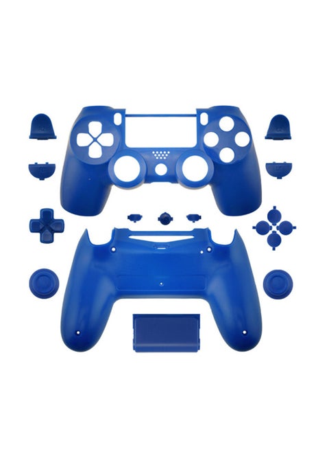 Full Set Replacement Faceplate Button Accessories For Ps4 Slim Jdm-040 Controller-Product Color:Blue