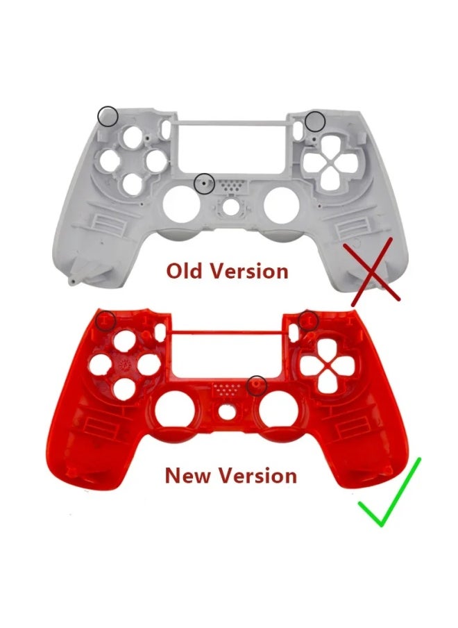 Generic - Full Set Replacement Faceplate Button Accessories For Ps4 Slim Jdm-040 Controller-Product Color:Blue - Image 1