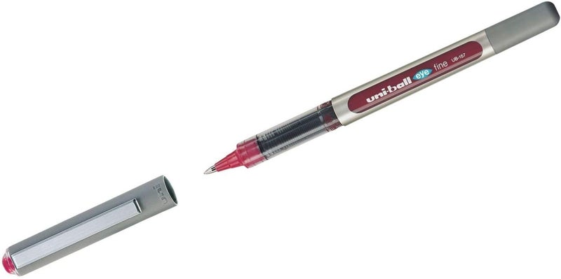 يوني بول uni-ball Eye Fine Roller Ball Pen - Red - Image 1