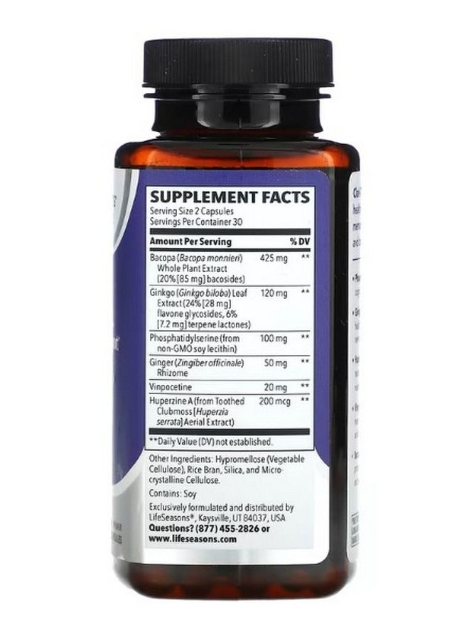 لايف سيزنز Clari T Cognitive Support 60 Veg Capsules - Image 2