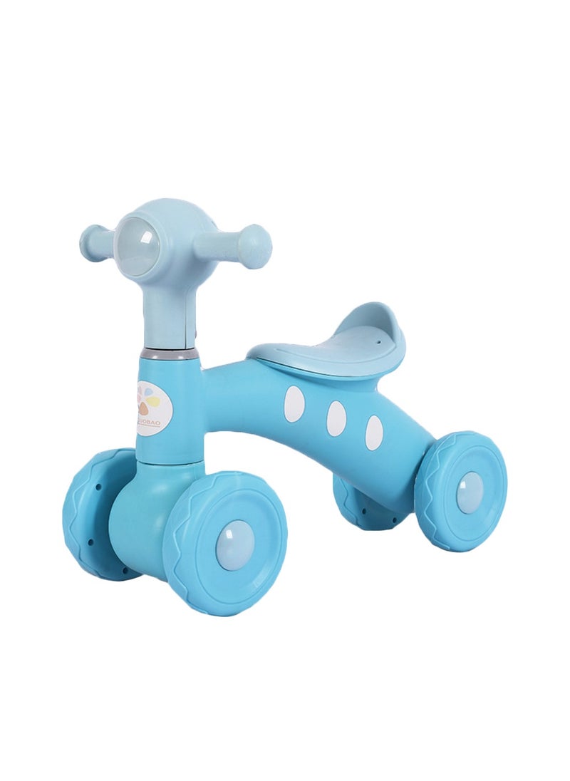 Sharpdo Children's Balance Bike for 1-3 Year Olds, Ride-On and Glide-On Toddler Bike with Wide Rear Wheels and Stable Design, LED Lights and Music, Lightweight Body with Anti-Slip Handlebar  - Image 1