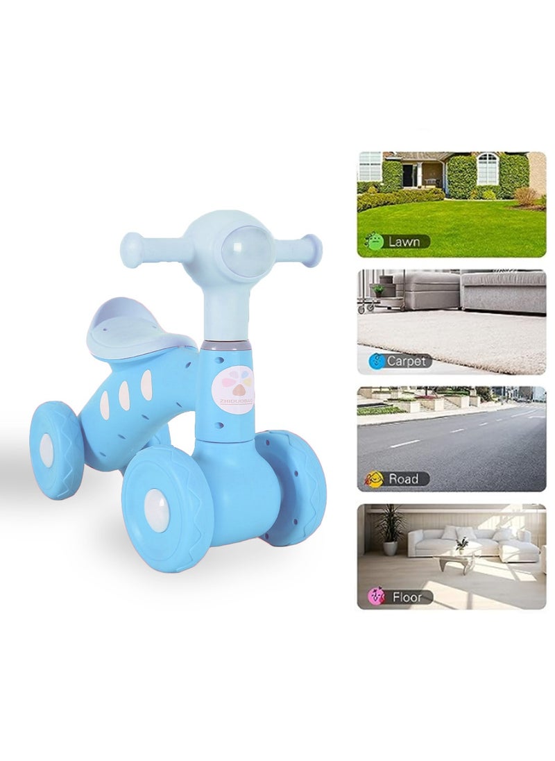 Sharpdo Children's Balance Bike for 1-3 Year Olds, Ride-On and Glide-On Toddler Bike with Wide Rear Wheels and Stable Design, LED Lights and Music, Lightweight Body with Anti-Slip Handlebar  - Image 4