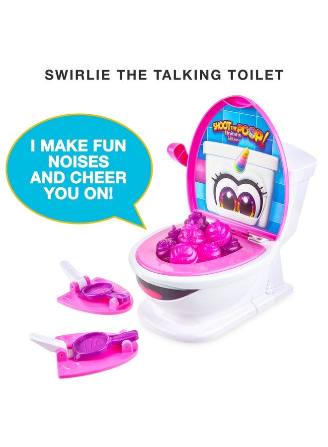 Brybelly Shoot The Poop Unicorn Edition - Sparkly Glitter Poops And All-New Voicelines - Funny Family Game - Image 3