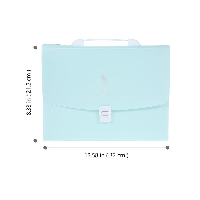 13 Pocket A4 Accordion File Organizer With Handle Expanding Document Folder For Home Office - Image 3