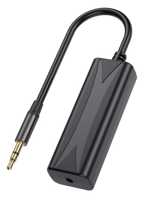 Ground Loop Noise Isolator With Audio Cable Ground Loop Isolator, Noise Filter, Eliminate The Buzzing Noise for Car Audio System/Home Stereo with Jack 3.5mm Audio Cable