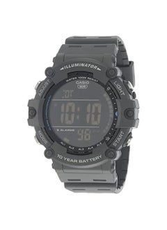 CASIO Men's Rubber Digital Buckle Wrist Watch-AE-1500WH-8BVDF  - Image 1