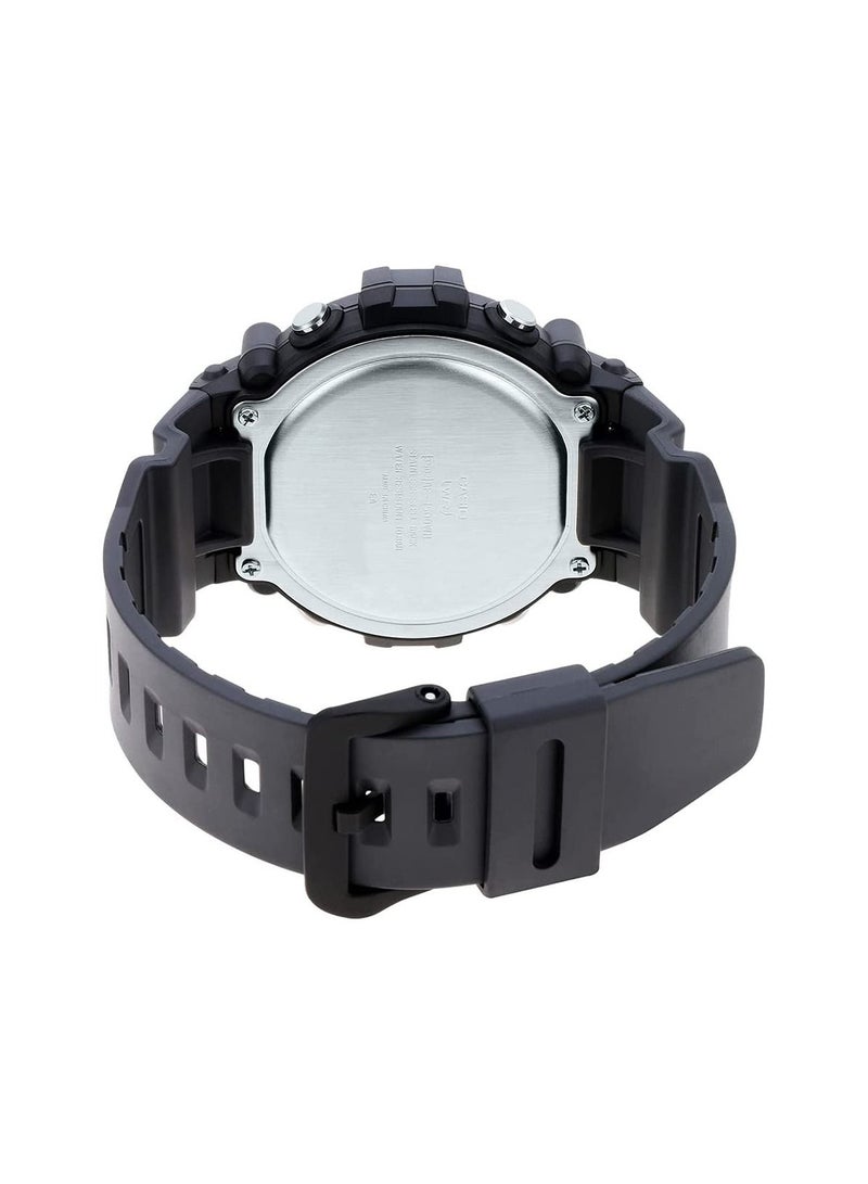 CASIO Men's Rubber Digital Buckle Wrist Watch-AE-1500WH-8BVDF - Image 3