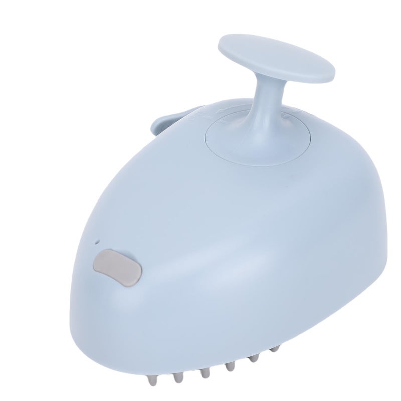 فرشاة البخار القابلة لإعادة الشحن للقطط والكلاب لإزالة الشعر المتساقط ومكافحة الكهرباء الساكنة وأداة التجميل بالتدليك باللون الأزرق - Image 5