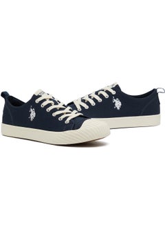 U.S. Polo Assn. Men's Navy Low-Top Canvas Sneakers - Iconic Branding for a Clean Look  - Image 3